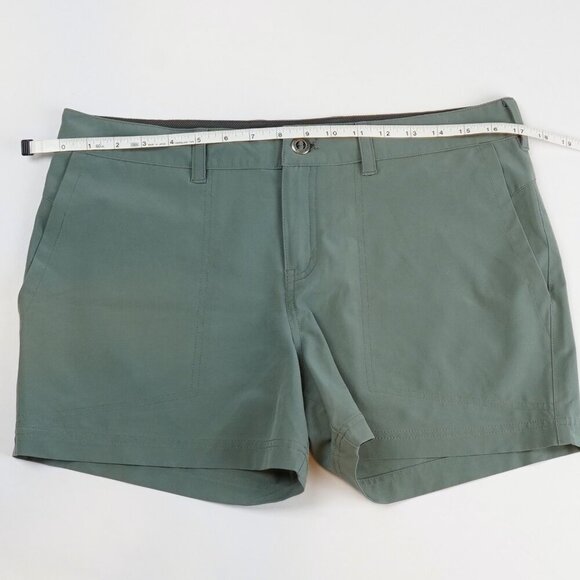 Patagonia Happy Hike Shorts Hemlock Olive Green - Size 10 - Picture 3 of 8